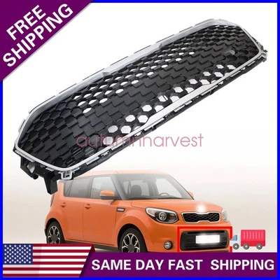 Parachoques delantero parrilla inferior Fit Kia Soul LX S Hatchback 2023-2024 86530K0AA0 Foto 1 de 4