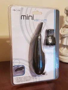 MINI COMPUTER VACUUM USB POWERED (iConcepts) WITH 2 ATTACHMENTS - Picture 1 of 6