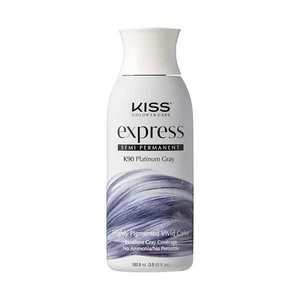Kiss Express Semi-Permanent Hair Color 100mL (3.5 US fl.oz) (1 Platinum  - Picture 1 of 5