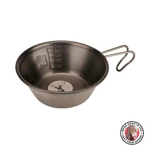 NUEVO Captain Stag UH-76 Shera Cup acero inoxidable 11,8 fl oz (320 ml) negro Foto 1 de 1