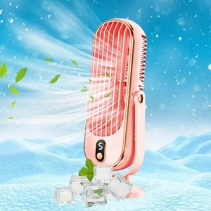 Ventilatore da Tavolo Senza Pale 720°, Silenzioso, Ricaricabile, 5 Velocità - Foto 1 di 9