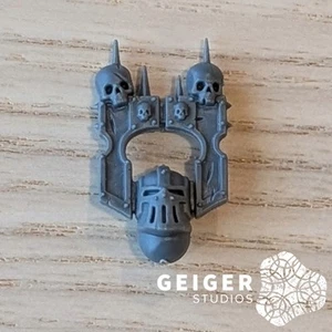 Warhammer AoS Blades of Khorne Bits | Mighty Skullcrushers | Trophy Helmet Head - Picture 1 of 1