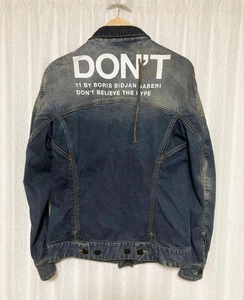 11 by BBS DON'T DENIM JACKET Vintage Indigo S - Picture 1 of 8
