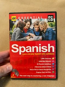 AA Essential Spanish, 2 Disc CD-ROM. Great Condition. - Picture 1 of 3