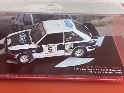 COCHE 1/43,ALTAYA. CAMPEONES ESPAÑOLES. FORD ESCORT XR3i. R. LA RIOJA 1983. - Imagen 1 de 3