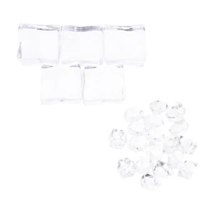 1Set Acrylic Ice Cubes Simulation Props for Party and Photography - Picture 1 of 12