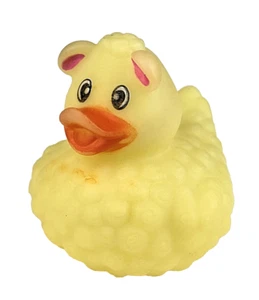 Yellow 2” Rubber Sheep Duck Jeep Pool Bath Toy Ducky - Picture 1 of 2
