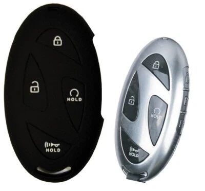 Cubierta remota de goma sin llave para llavero para Hyundai Kona Elantra Ioniq 2026 2025 Foto 1 de 2