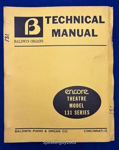 Original Baldwin Organ Technical Manual / Encore - 131 Series - Picture 1 of 2
