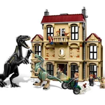 MARKENLOS Jurassic World Dinosaur House Figures Building Block Brick Toy Children Boy Gift