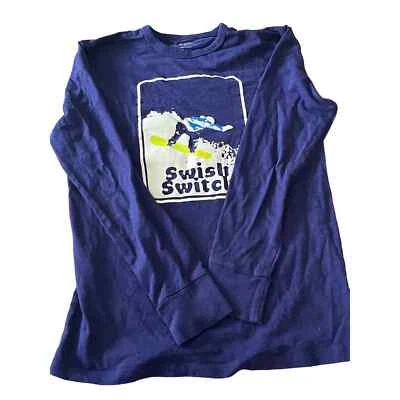 Camiseta de manga larga teñida de granate Crewcuts, talla XL (12-14) Foto 1 de 4