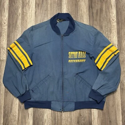 Vintage Champion Products Seton Hall Pirates Jacket Mens Small NCAA Basketball - Image 1 of 4