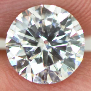 Diamante suelto en forma redonda de 1,01 quilates certificado D/VS2 blanco mejorado natural - Imagen 1 de 11