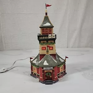 Vintage Abt. 56 Nordpol beleuchtetes Gebäude Weihnachtsmann Aussichtsturm 56294 nicht mehr produziert - Bild 1 von 5