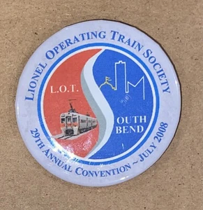 Lionel Operating Train Society (LOTS) Button Pin Pinback 29th Conv South Bend - Bild 1 von 1
