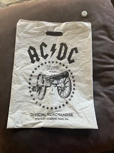 AC/DC 2015 Australian Concert Official Merch Plastic Bag VGC - Picture 1 of 5