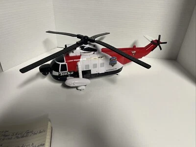 2010 Hasbro TONKA Fire Department Rescue Helicopter,used Lights Up Sounds WORKS - Image 1 of 4