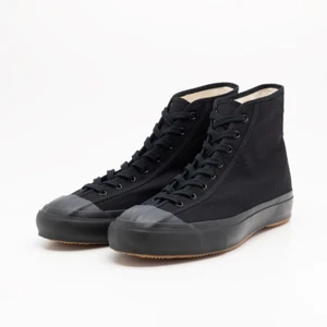 Moonstar FEIN VULKANISIERTE Schuhe Fitnessstudio klassisch HI Sneaker schwarz Canvas Made in Japan - Bild 1 von 6