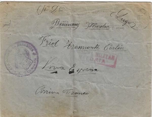 SPANIEN "77" COVER "REG INFANTERIA ZARAGOZA #30" SPANISCHER BÜRGERKRIEG - Bild 1 von 3