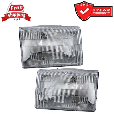 Headlight For 1993-1999 Jeep Grand Cherokee Left & Right Side Set 2pcs Foto 1 de 4