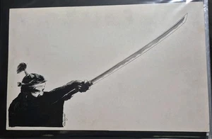 Original Art Page Blowout #G Rick Bryant 40 Year Old Samurai Original Art Splash - Picture 1 of 1