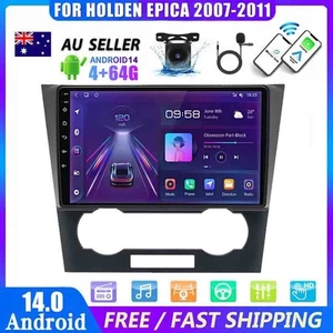 64GB CARPLAY ANDROID 14 AUTO CAR STEREO GPS HEAD UNIT FOR HOLDEN EPICA 2007-2011 - Picture 1 of 24