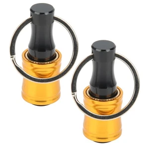 2Pcs Aluminum Alloy Keychain Screwdriver Bits Holder Quick Release Extension Bar - Picture 1 of 17