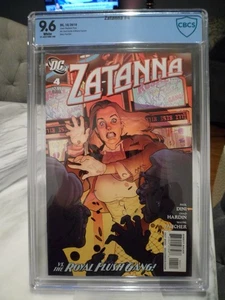 Zatanna #4 CBCS 9.6 White Pages DC 2010 Chad Hardin & Wayne Faucher Non CGC - Picture 1 of 4