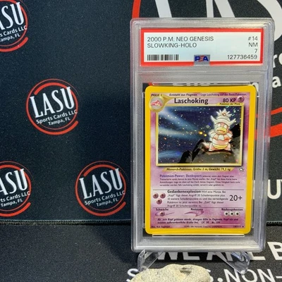 Pokémon TCG Slowking 14/111 Neo Genesis PSA 7 Near Mint NM - Image 1 of 2