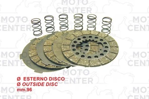 SERIE 3 DISCHI FRIZIONE PIAGGIO VESPA 125 VN1>2T - 150 VL1>3T - 150 VB1T - GS 15 - Picture 1 of 1