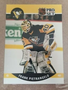 1990-91 Pro Set - Pittsburgh Penguins - Hockey Card #509 Frank Pietrangelo RC - Picture 1 of 2