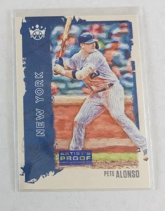 2021 Diamond Kings Artist Proof Blue #86 Pete Alonso Mets - Picture 1 of 1
