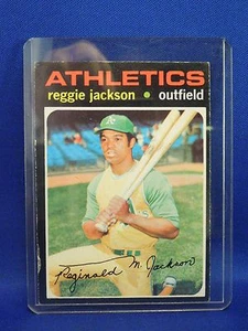 1971 Topps Reggie Jackson Oakland Athletics #20 Baseball Card - Picture 1 of 5