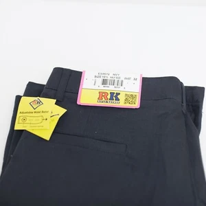 Rifle Official Schoolwear Navy Blue Shorts - Size 10 1/2 Waist 32 Lot 390359 - Picture 1 of 5