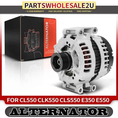Alternator for Mercedes-Benz CL550 E350 G550 R350 S450 S550 180A 12V CW 6-Groove - Image 1 of 4