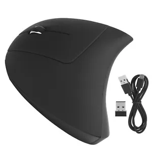 Wireless Left Hand Mouse Vertical Ergonomic 800/1200/1600DPI Optical For New - Picture 1 of 24
