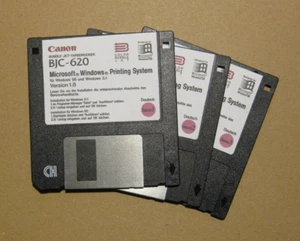 Treiber Disketten für Drucker Canon BJC-620 Ver.1.8 Win 3.1/95 - Bild 1 von 1