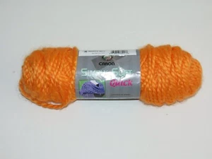 Caron Simply Soft Quick Yarn #0017 MANGO 3oz Orange Crochet Knitting No Dye Lot - Picture 1 of 4