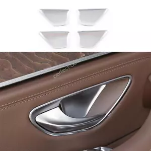 For Mercedes-Benz GLC 2016-2021 2022 Matte Silver Inner Door Bowl Cup Cover Trim - Picture 1 of 9
