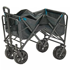 Folding Wagon Collapsible Utility Cart for Garden, Beach, Outdoors - Picture 1 of 5