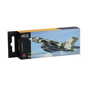 Arcus #E3053 Enamel Paint Set RAF V-Bombers 6 Colors 10ml for Scale Model Kit - Picture 1 of 14