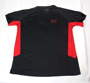 Tapout Maglia Allenamento Uomo XXL Nero Rosso T Shirt Palestra MMA Allenamento Vestibilità Larga - Foto 1 di 6