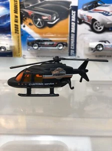 Hot Wheels Customs Service #111 Propper Chopper Flat Black Orange 1:64 Die Cast - Picture 1 of 7