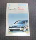 Oryginalna teczka prasowa: " VW PROGRAM SAMOCHODÓW OSOBOWYCH 1994 (tylko formularz prasowy.) " !!