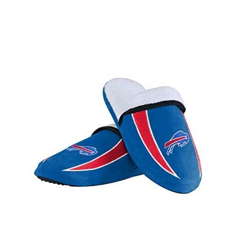 Buffalo Bills NFL Mens Sherpa Slide Slippers - XL Cover