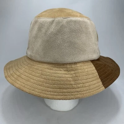 Urban Outfitters Sombrero Cubo Medio Tostado Marrón Gamuza Gorra con Etiqueta Foto 1 de 4