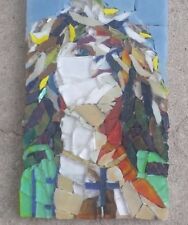 Glass Tile Mosaic Art Picture of Roger Daltry The Who by Mitch Brookman 13X8