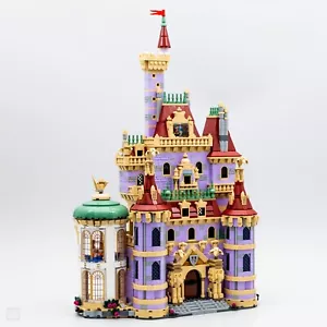 LEGO Disney 43263 SOLO Castello della Bella e della Bestia, senza minifigure, senza scatola, NUOVO - Foto 1 di 8
