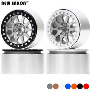 4Pcs 2.2" Alloy Wheel Rims for 1/10 RC Crawler Axial SCX10 Wraith RR10 TRX4 KM5 - Picture 1 of 152