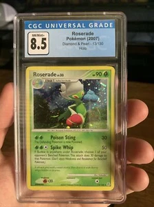 Pokémon TCG Roserade Diamant & Perle 13/130 Holo Rare - CGC 8,5 - Bild 1 von 2